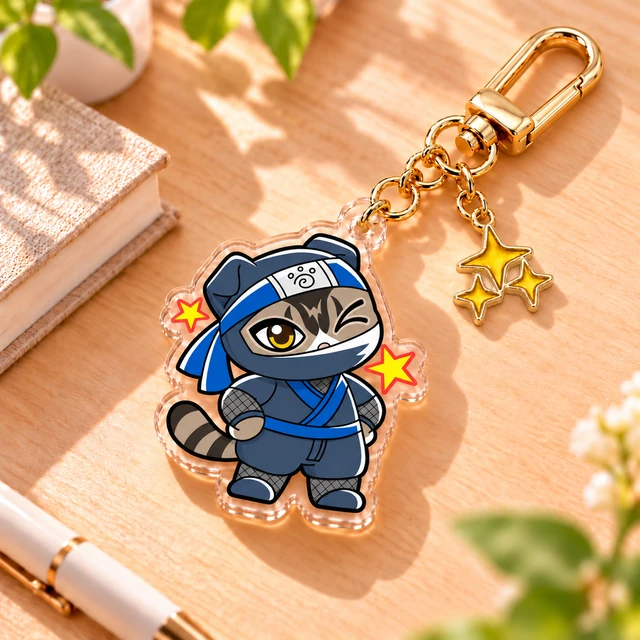 Dobby Little Ninja Acrylic Keychain