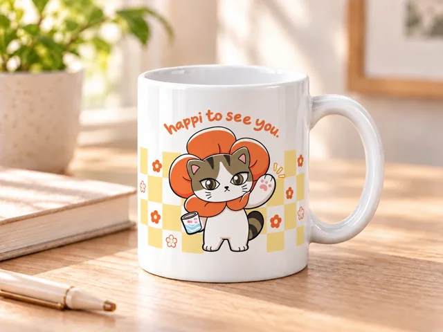 Happy Happi to See You Ceramic Mug